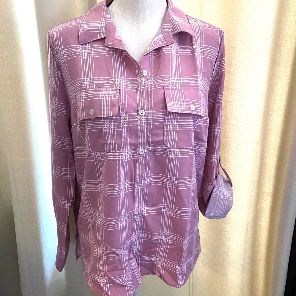 CATHY Pink/White  Long sleeve top 🌸🌸🌸